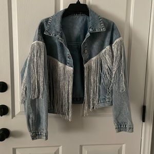 Fringed jean jacket from Nashville